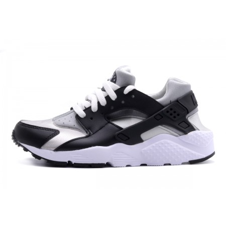 Nike Huarache Run Παιδικά Sneakers Ασημί, Μαύρα