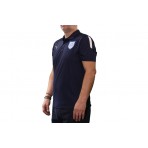 PAS Giannina F.C. Ανδρικό Αθλητικό Κοντομάνικο T-Shirt με Polo Γιακά Μπλε Σκούρο