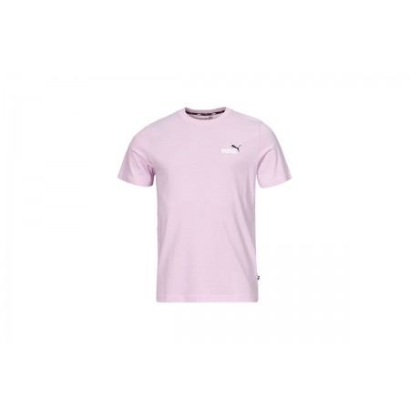 Puma Essplus 2 Col Ανδρικό Κοντομάνικο T-Shirt Ροζ