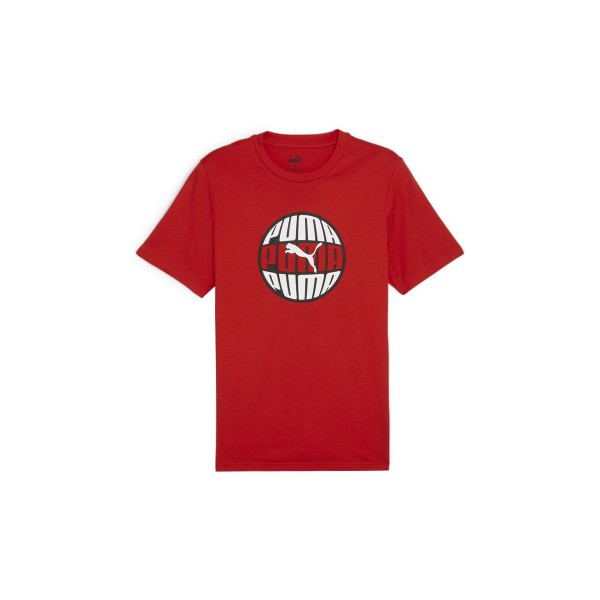 Puma Graphics Circular T-Shirt Ανδρικό (680174 11)