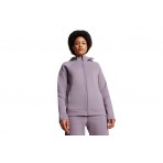 Puma Evostripe Full-Zip Γυναικεία Ζακέτα Με Κουκούλα Λιλά