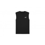 Puma Ess Sleeveless Ανδρική Αμάνικη Μπλούζα Μαύρη