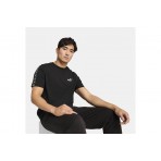 Puma Essentials Tape Ανδρικό Κοντομάνικο T-Shirt Μαύρο