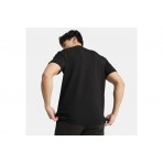 Puma Essentials Tape Ανδρικό Κοντομάνικο T-Shirt Μαύρο