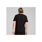 Puma Essentials Elevated Ανδρικό Κοντομάνικο T-Shirt Μαύρο