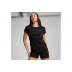 Puma Essentials Elevated Γυναικείο Κοντομάνικο T-Shirt Μαύρο