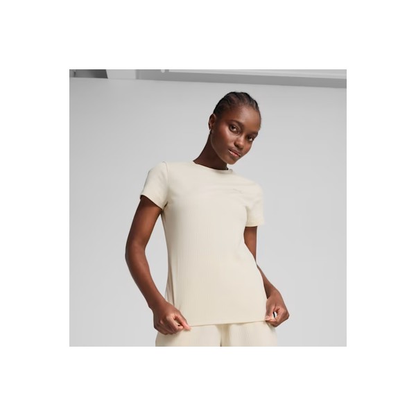 Puma Ess Elevated Rib T-Shirt Γυναικείο (685021 87)