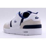 Lacoste T-Clip Ανδρικά Sneakers Λευκά, Μπλε Σκούρα, Γκρι