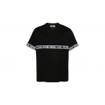 Versace Tape Ανδρικό Κοντομάνικο T-Shirt Μαύρο