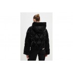 Versace Hood Γυναικείο Puffer Μπουφάν Μαύρο