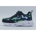 Fila Blink 3 V Βρεφικά Sneakers Μπλε Σκούρο, Λευκά, Λαχανί