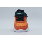 Fila Flash Gordon 5 V Βρεφικά Sneakers Πορτοκαλί, Μπλε Σκούρα, Λευκά