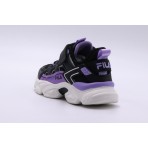 Fila Memory Spinel 3 V Βρεφικά Sneakers Μαύρα, Μωβ, Λευκά