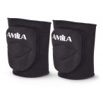 Amila Επιγονατίδα Volley Με Foam Amila Μαύρη Small (83073)