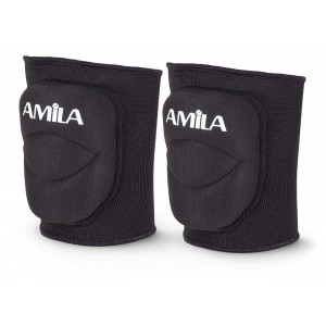 Amila Επιγονατίδα Volley Με Foam Amila Μαύρη Medium (83074)