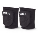 Amila Επιγονατίδα Volley Με Foam Amila Μαύρη Large (83075)