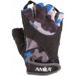 Amila Γάντια ’Ρσης Βαρών Amila Amara Lycra Camoblue S (8330601)