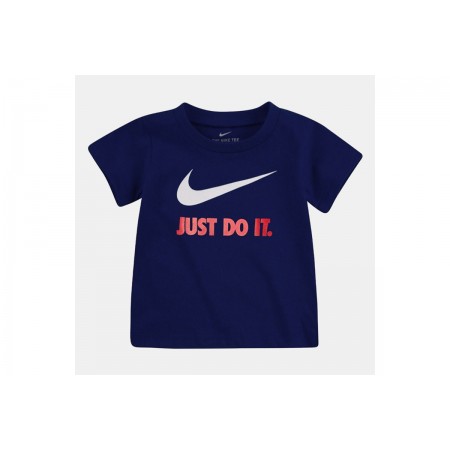 Nike Swoosh JDI Παιδικό Κοντομάνικο T-Shirt Μπλε Σκούρο