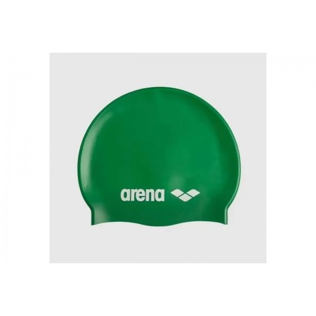 Arena Classic Silicone Unisex Σκουφάκι Κολύμβησης Πράσινο