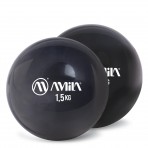 Amila Amila Palm Ball Two-Pack 1,5Kg Μαύρο (96723)