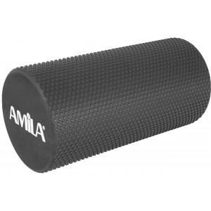 Amila Foam Roller Pro Φ15X30Cm Μαύρο (96824)