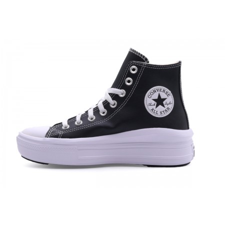 Converse Chuck Taylor All Star Move Sneakers Μαύρα, Λευκά