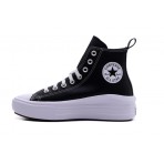 Converse Chuck Taylor All Star Move Platform Leather Sneakers