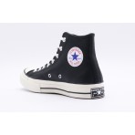 Converse Chuck 70 Leather Ανδρικά Δερμάτινα Sneakers Μαύρα, Εκρού