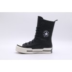 Converse Chuck 70 Plus X-Hi Γυναικεία Sneakers Μαύρα, Λευκά