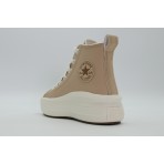 Converse Chuck Taylor All Star Move Παιδικά Sneakers Μπεζ, Λευκά