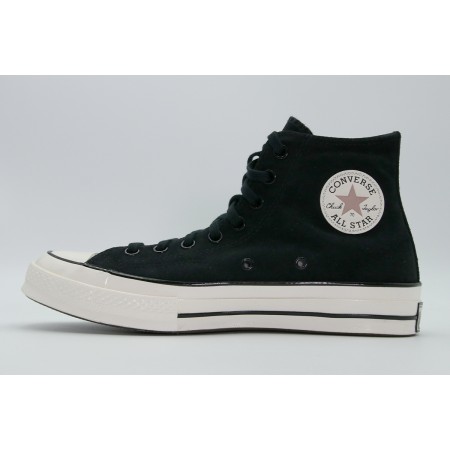 Converse Chuck 70 Hi Ανδρικά Sneakers Μαύρα, Λευκά