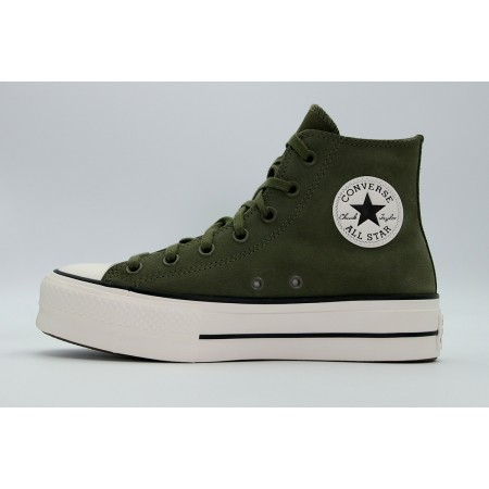 Converse Chuck Taylor All Star Lift Sneakers Χακί, Λευκά