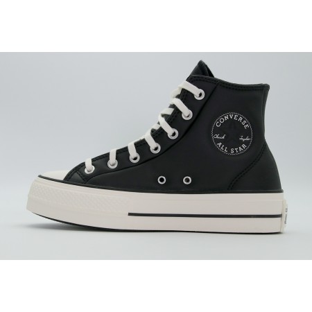 Converse Chuck Taylor All Star Lift Sneakers Μαύρα, Λευκά