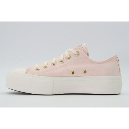 Converse Chuck Taylor All Star Lift Ox Sneakers Ροζ, Λευκά