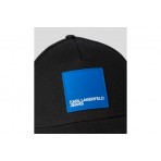 Karl Lagerfeld Box Logo Strapback Καπέλο Μαύρο