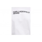 Karl Lagerfeld Γυναικείο Κοντομάνικο T-Shirt Λευκό