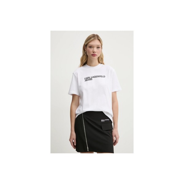 Karl Lagerfeld Reg Ss Essential Tee T-Shirt Γυναικείο (A1W17005 100)