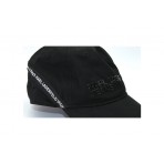 Karl Lagerfeld Nylon Tape Καπέλο Strapback Μαύρο