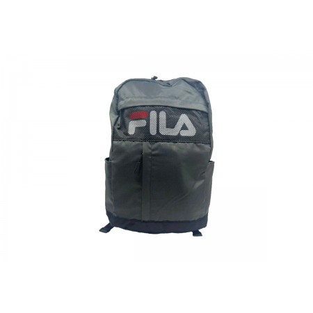 Fila Logo Unisex Σακίδιο Πλάτης Γκρι Σκούρος