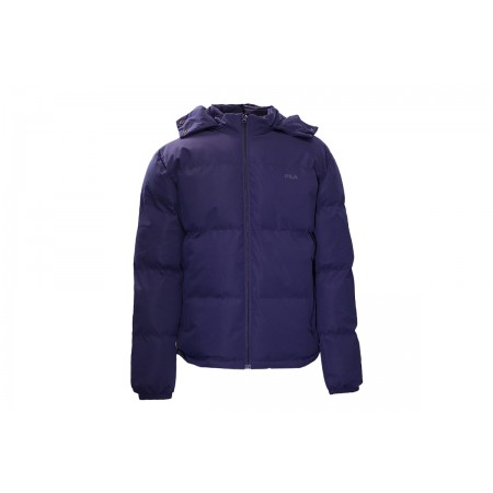 Fila Brook Ανδρικό Puffer Μπουφάν Μπλε Σκούρο