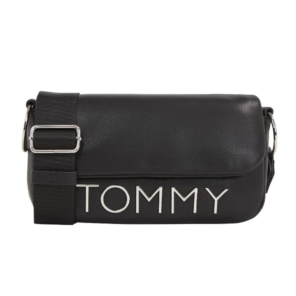 Tommy Jeans Bold Elongated Flap Cross Τσαντάκι Χιαστί - Ώμου (AW0AW16258 BDS)