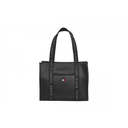 Tommy Jeans Daily Elevated Γυναικεία Shopper Τσάντα Μαύρη