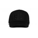 Dsquared2 Icon Strapback Baseball Καπέλο Μαύρο