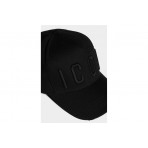 Dsquared2 Icon Strapback Baseball Καπέλο Μαύρο