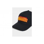 Dsquared2 Slogan Strapback Baseball Καπέλο Μαύρο