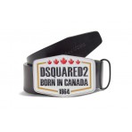 Dsquared2 Casual Ζώνη Μαύρο, Λευκό, Κόκκινο, Χρυσό