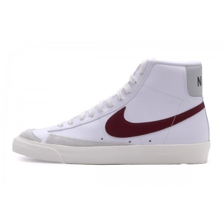 Nike Blazer Mid '77 Vintage Ανδρικά Sneakers Λευκά, Μπορντό