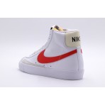 Nike Blazer Mid '77 Vintage Ανδρικά Sneakers Λευκά, Γκρι, Κόκκινα