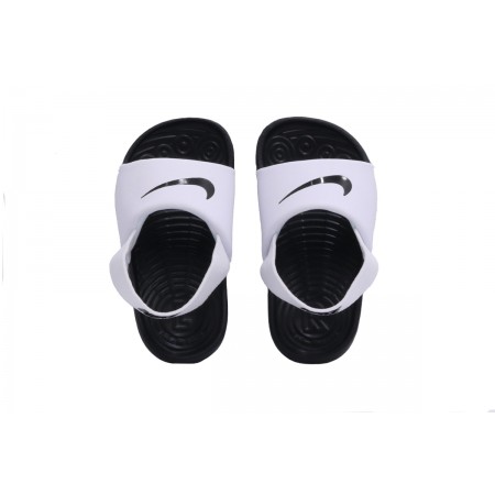 Nike Kawa Slide Βρεφικές Παντόφλες Λευκές, Μαύρες
