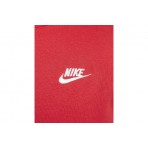 Nike Sportswear Club Fleece Ανδρικό Φούτερ Με Κουκούλα Κόκκινο